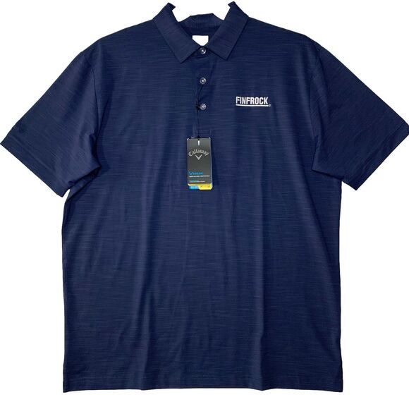 Callaway Other - Callaway Golf Polo Shirt Men L Blue Collared Embroidered Logo Opti Dri Perform
